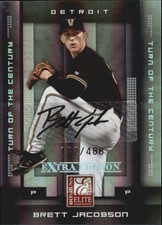 2008 Elite Extra Ed. Sig Turn of the Century #14 Brett Jacobson/488 AUTO - NM-MT