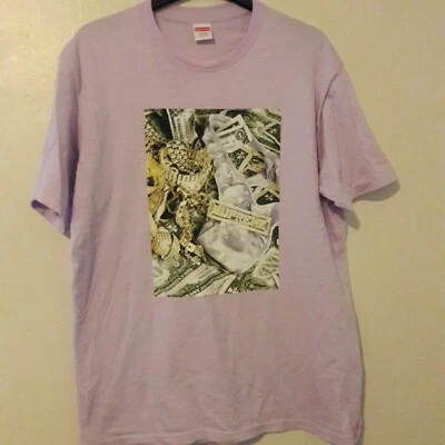 Camiseta grande con gráfico Supreme Money Gold Chains Foto 1 de 4