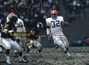 JIM BROWN CLEVELAND BROWNS at STEELERS PRINT (5 sizes) - Picture 1 of 1