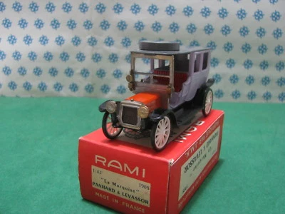Vintage Rami   -  PANHARD & LEVASSOR  la Marquise 1908   - 1/43  France  NcS  - Immagine 1 di 4