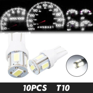 10x T10 194 White BulbsLED Instrument Panel Dash Light For Ford F150 F250 F350 - Picture 1 of 9