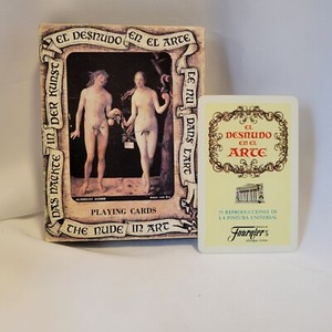The Nude In Art Playing Cards By Fournier Vitoria Made In Spain Complete Deck