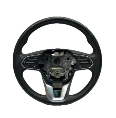 Volante Hyundai Santa Fe 17 19 XL OEM 561102WAY0URY cuero negro térmico Foto 1 de 4