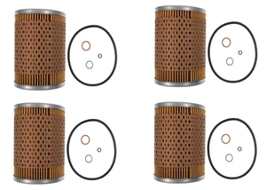 x4 MAHLE Filters Engine Oil Filter Kit for BMW (E36 325i 325is) (1991-1995 525i) - Picture 1 of 4