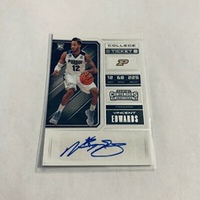 F80787  2018-19 Panini Contenders Draft Picks #114 Vincent Edwards AUTO RC