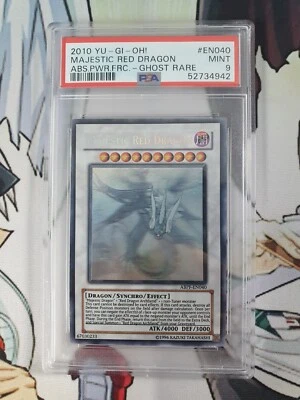 Majestic Red Dragon ABPF-EN040 Ghost Rare Unlimited Edition PSA Grade 9 - Image 1 of 4