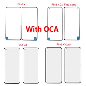 For Oppo Find X Find X2 X3 Pro Front Outer Glass Lens Outer Touch Panel with OCA - Picture 1 of 3