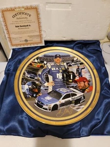 Dale Jr Autographed Collectors Plate - Picture 1 of 12