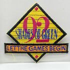 Vintage 1992 Girl Scouts Shades of Green Event Patch Let the Games Begin Badge