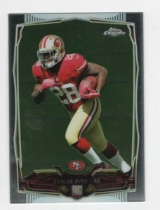 2014 Topps Chrome Football Rookie CARLOS HYDE San Francisco 49ers #158 - Picture 1 of 1