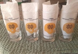 NOTRE DAME - 4er Set Becher NATIONAL CHAMPIONS - 12oz Longdrinkgläser - Bild 1 von 10