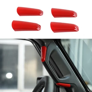 A&B Pillar Grab Handles Decoration Cover Trim for Jeep Wrangler JL 2-Door 2018+ - Picture 1 of 7