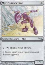 MYR MINDSERVANT X4 4 4X Mirrodin MTG Magic the Gathering Cards DJMagic