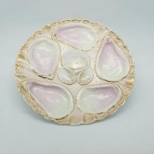Plato antiguo dorado rosa y dorado de Weimar - Imagen 1 de 12