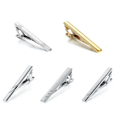 Gentleman Men's Necktie Tie Bar Clips Pin for Party Wedding Anniversary Business - Image 1 of 4