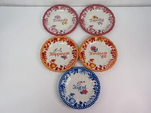 Platos de aperitivo de gres caprichoso para mujer Pioneer Woodland otoño acción de gracias nuevos - Imagen 1 de 58