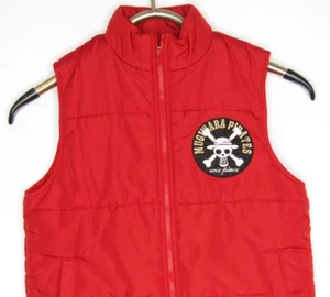 One Piece Strawhats Mugiwara Pirates Puffer Vest Youth 8/130cm - Picture 1 of 8