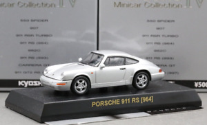 Kyosho 1/64 Porsche Collection 4 Porsche 911 Carrera RS 964 1992 Silver