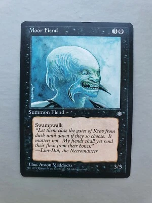 Moor Fiend, MTG Ice Age (1995) Common Black Creature NM - Image 1 of 2