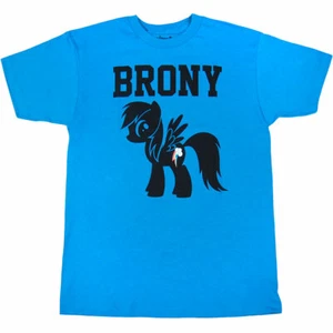My Little Pony Rainbow Dash Brony Turquoise T-Shirt - Picture 1 of 2