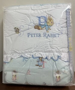 0/3 Baby Collection The World of Peter Rabbit Cotton Crib Blanket Comforter NEW - Picture 1 of 6