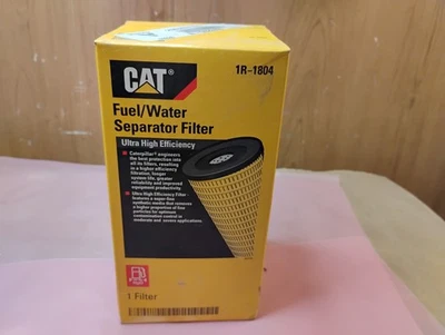 CAT 1R-1804 Fuel/Water Separator Filter OEM - Fast Ship - Image 1 of 4