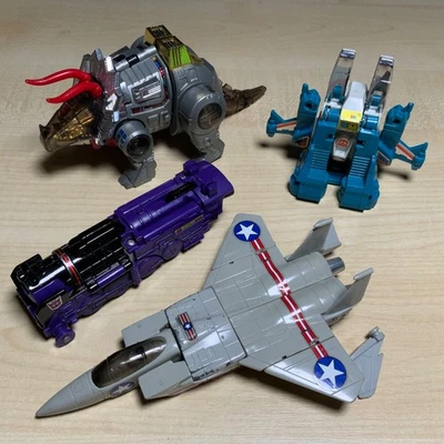 Vintage Transformers Slag Topspin Astrotrain Gobot Jet Hasbro 1980’s Bundle Lot - Image 1 of 4