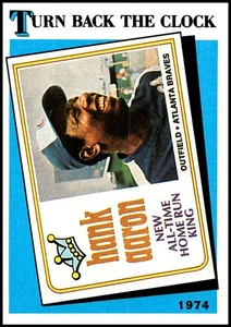 1989 Topps #663 Hank Aaron - Drehen Sie die Uhr zurück HOF KOSTENLOSER VERSAND! - Bild 1 von 2