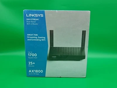 Linksys MR7350 Max Stream Dual Band Mesh Gaming WiFi 6 Router 1.8Gbps AX1800 - Image 1 of 4