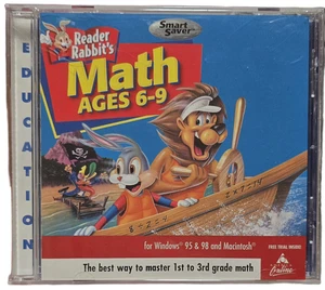 Reader Rabbit's: Math Ages 6-9 Early Learning Mathematics PC Game 1st-3rd Grade! - Picture 1 of 1