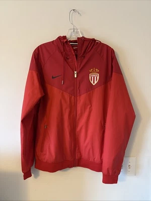 MEN’S MONACO 2010s FOOTBALL SOCCER WINDRUNNER JACKET NIKE SZ M - Image 1 of 4