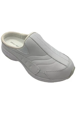 Easy Spirit Women's Traveltime Casual Slip-on Mules White Leather - Image 1 of 3
