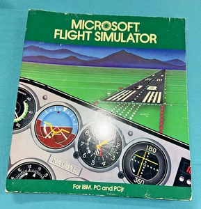 Microsoft Flight Simulator Information Manual & Flight Handbook 1984 IBM PC/PCjr - Imagen 1 de 8