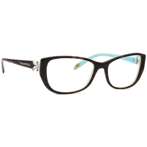 Tiffany & Co. Eyeglasses TF 2044-B 8134 Dark Havana Crystals Cat Eye 55[]16 135 - Picture 1 of 6