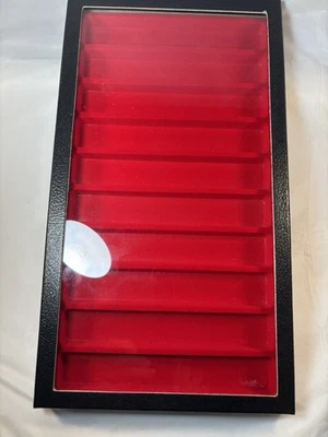 N Scale Train Glass Front Display Case For 10 Train Cars - Image 1 of 4