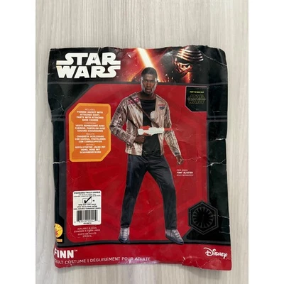 Star Wars Finn Hombre Disfraz Chaqueta Acolchada Camisa Sin Pantalones Sin Cubierta de Zapato Talla Única Foto 1 de 4