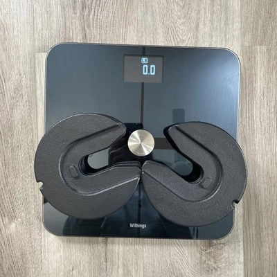 Withings WiFi Smart Scale Body Composition Analyzer BMI Monitor WBS01 Black - Image 1 of 4