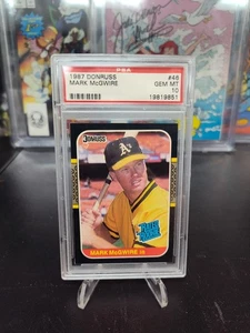 1987 Donruss Mark McGwire #46 PSA 10 Rookie - Picture 1 of 2