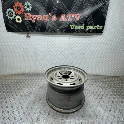 Заднее колесо квадроцикла Yamaha от оригинального производителя 12x7,5 серебристое 07-14 Grizzly YFM450 05-06 Kodiak YFM400 - Изображение 1 из 4