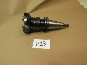 Sandvik 3" carbide insert face mill RA245-076R25-12M w/ CAT 40 holder - Picture 1 of 10