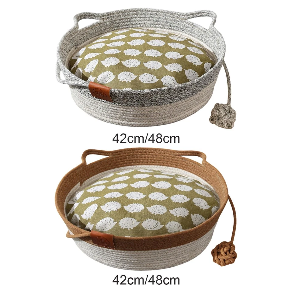 Cat Bed Basket Small Dog Sleeping Nest Scratcher - image 1 of 1