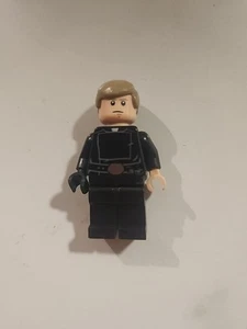 LEGO Star Wars Luke Skywalker Jedi Maestro Bronceado Oscuro Cabello Suave Minifigura sw0635 - Imagen 1 de 12