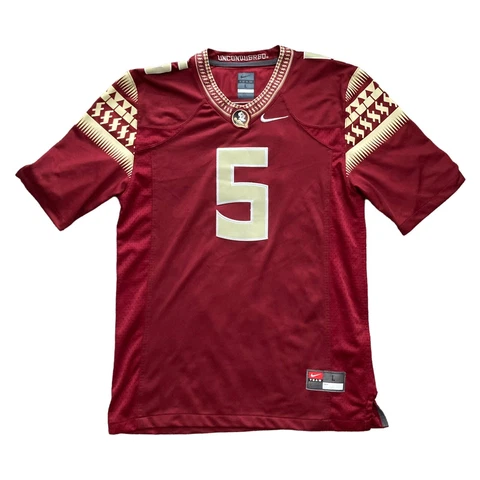 Florida State Seminoles FSU Team Winston #5 Nike Unconquered Jersey L STITCHED Cover