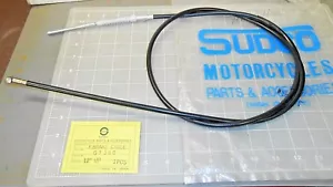 SUZUKI GT380 58110-30002 BRAKE CABLE +12" HI-BAR 1 QUANTITY NOS FREE SHIPPING - Picture 1 of 1