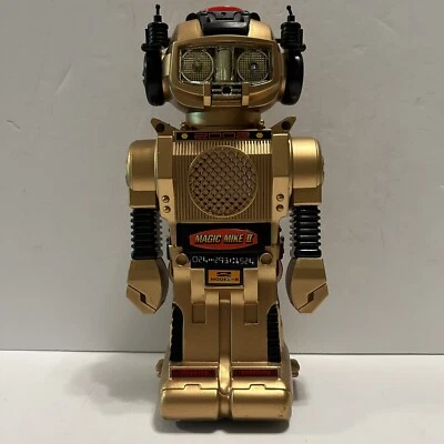Magic Mike Robot 2002 2 Model B 1980s No 1165 Gold - Not Working Toy - Image 1 of 4