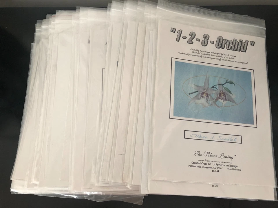 The Silver Lining Cross Stitch Pattern Chart Marc Saastad YOU CHOOSE - Image 1 of 1