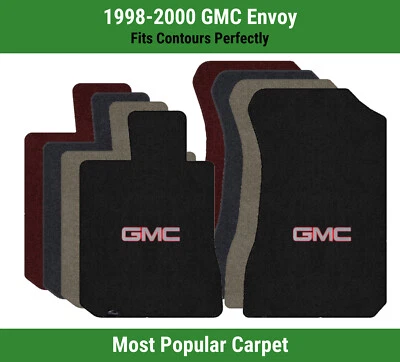 Lloyd Ultimat Front Row Carpet Mats for '98-00 GMC Envoy w/Silver/Red GMC 1 Logo - Image 1 of 4