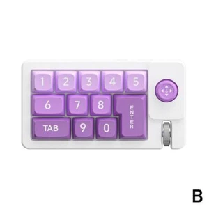 Mini USB-C Mechanical Numeric Keypad RGB Backlight Numpad Ke 13 Wired Keys H3P4 - Picture 1 of 18