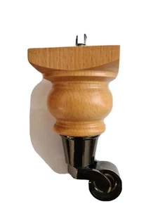 Chair Leg With Castor - Picture 1 of 1
