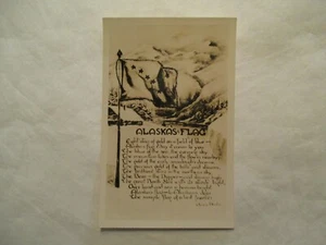 Alaska Alaskan Flag AK Flag Postcard - Picture 1 of 2
